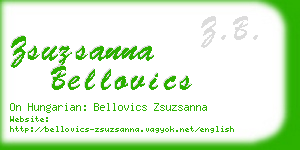 zsuzsanna bellovics business card